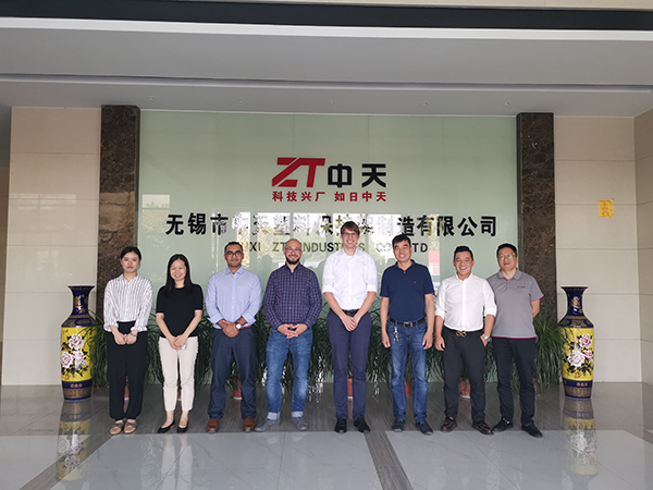 Face to face technical discussion with customers——SKF Germany visit our company