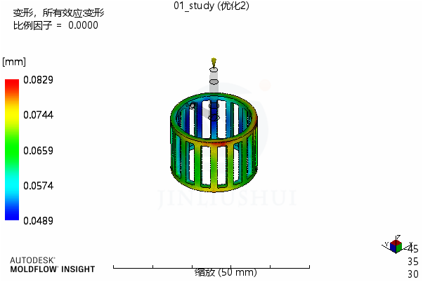 Mold Flow Analysis for our Plastic Bearing Cage Injection Mold Design